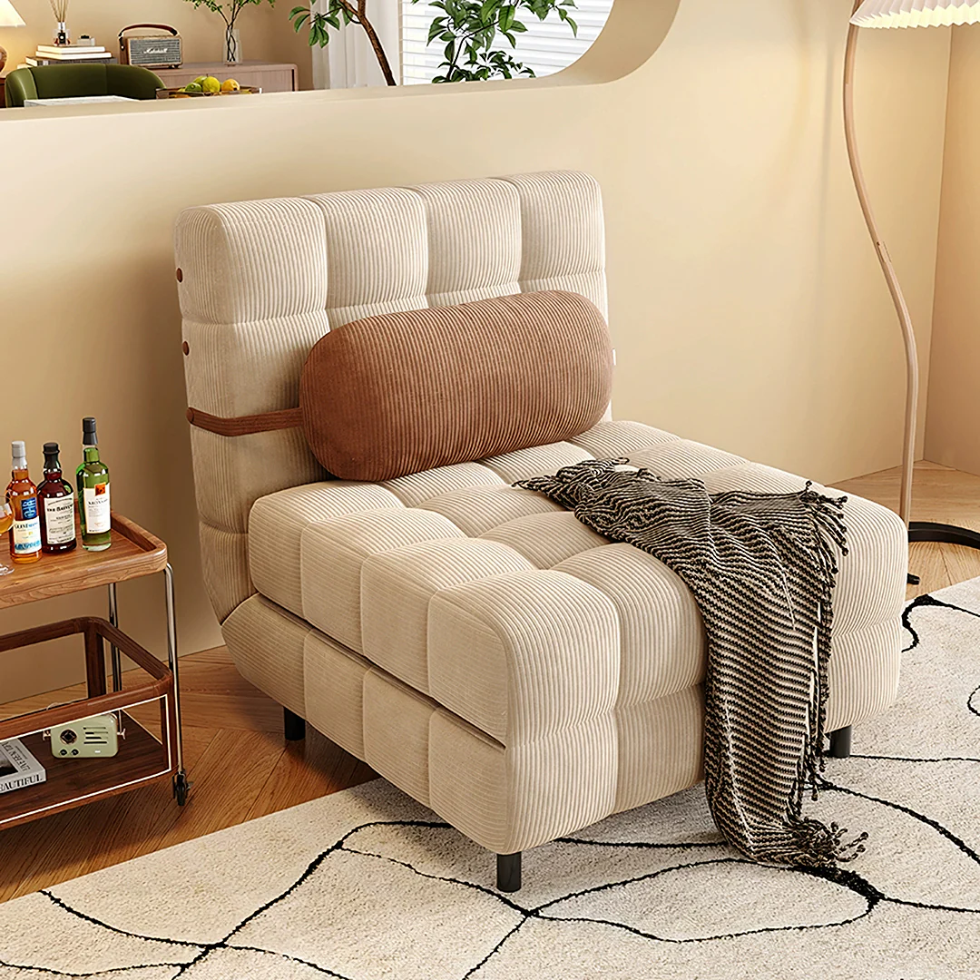 Mendez Single Sofa Bed, Two Seater Sofa Bed, Corduroy - Image 11