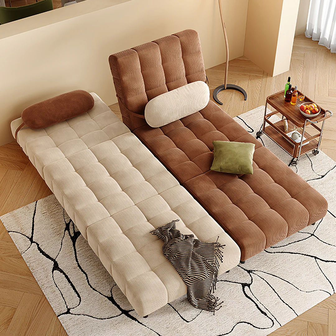 Mendez Single Sofa Bed, Two Seater Sofa Bed, Corduroy - Image 5