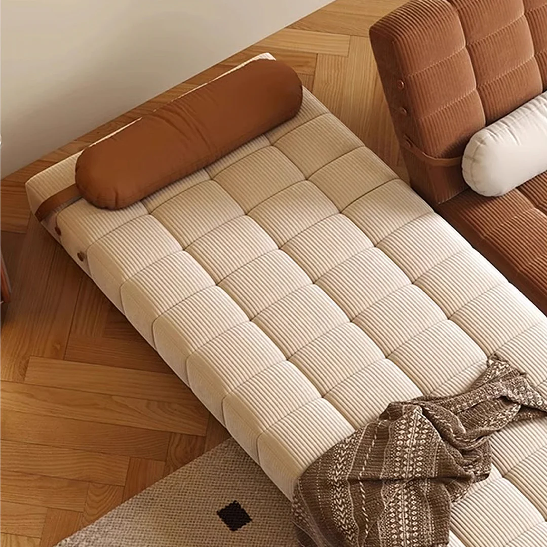 Mendez Single Sofa Bed, Two Seater Sofa Bed, Corduroy - Image 7