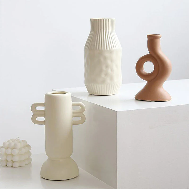 Morandi Ceramic Vase - Image 3