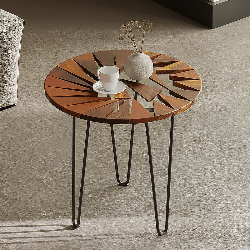 Morris Side Table, Walnut & Carbon Steel - Image 6