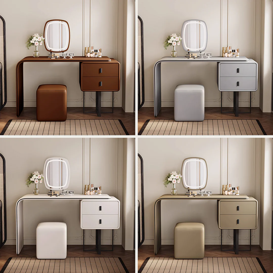 Rivera Dressing Table, Brown, More Colours Available - Image 12