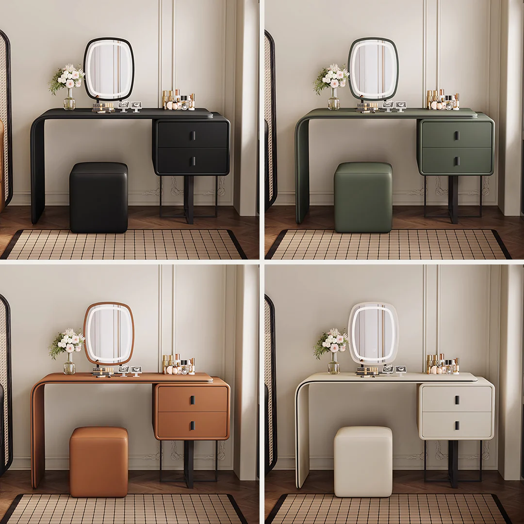 Rivera Dressing Table, Brown, More Colours Available - Image 13