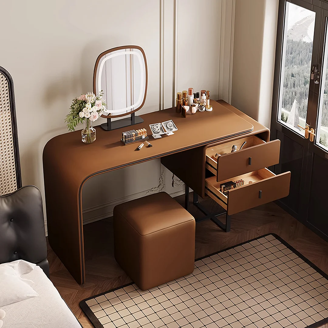 Rivera Dressing Table, Brown, More Colours Available - Image 3