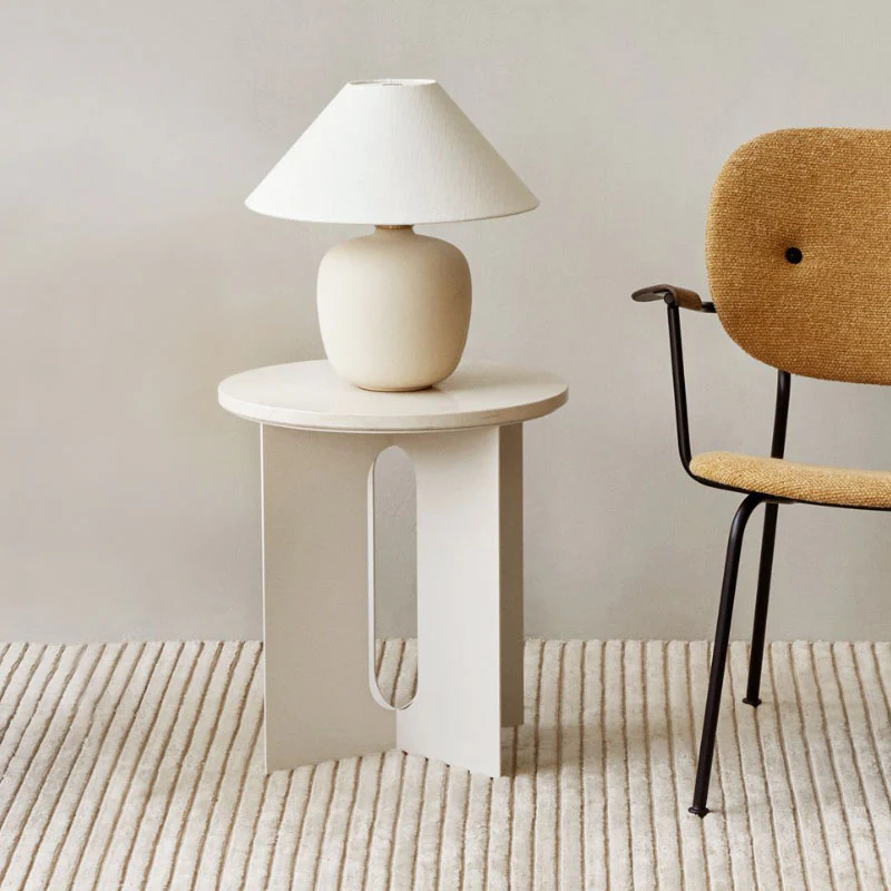 Nerissa Nordic Side Table, Bed Side Table - Image 3