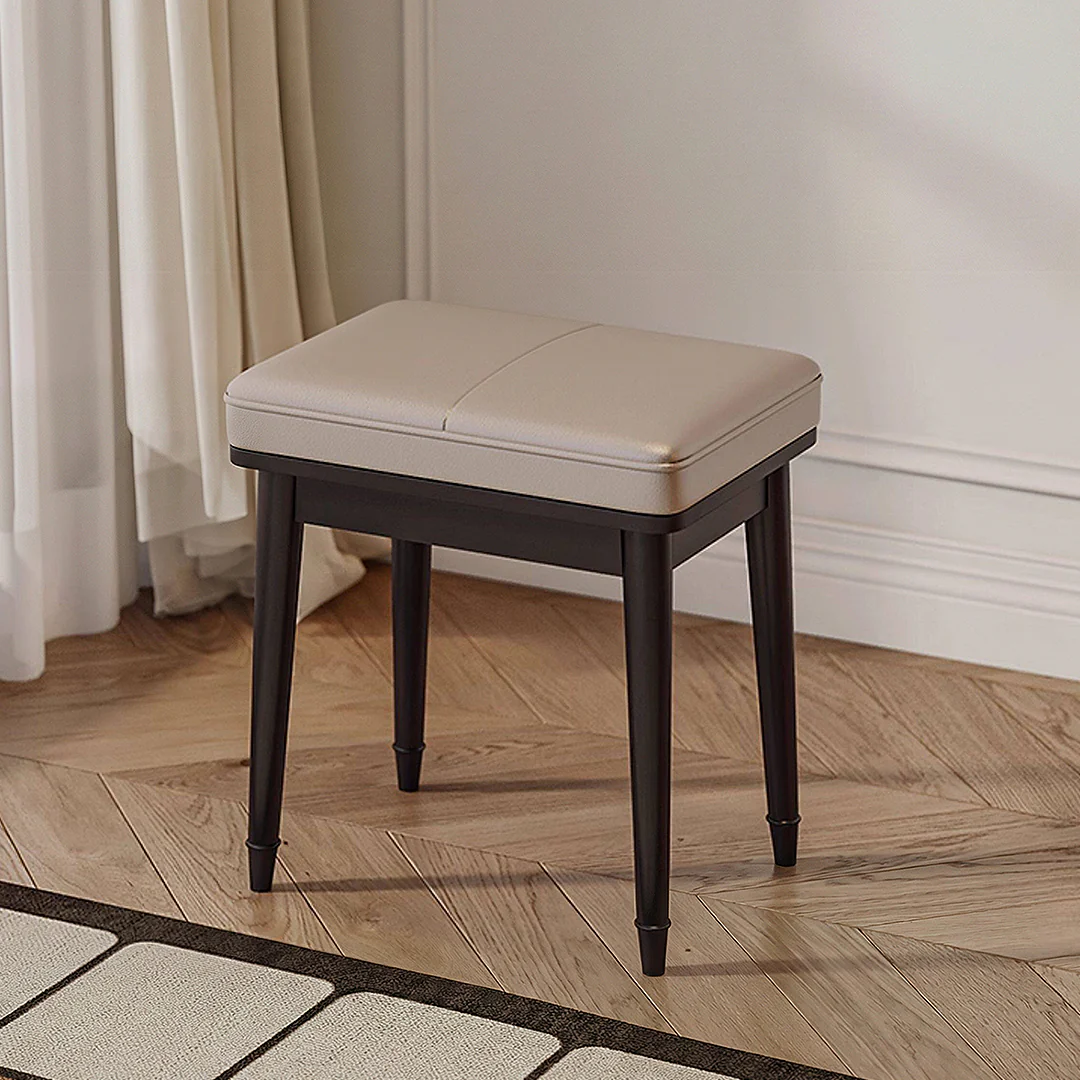 Nguyen Dressing Table With Side Cabinet & LED Mirror, Black - Image 6