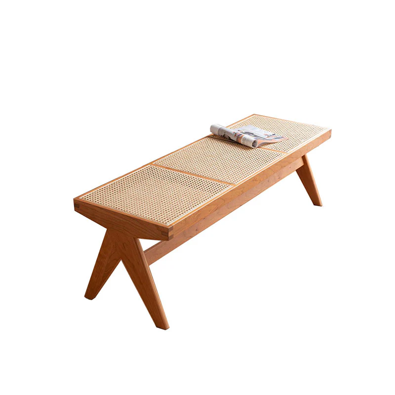 Noah Rattan Bench, Wood - Image 7