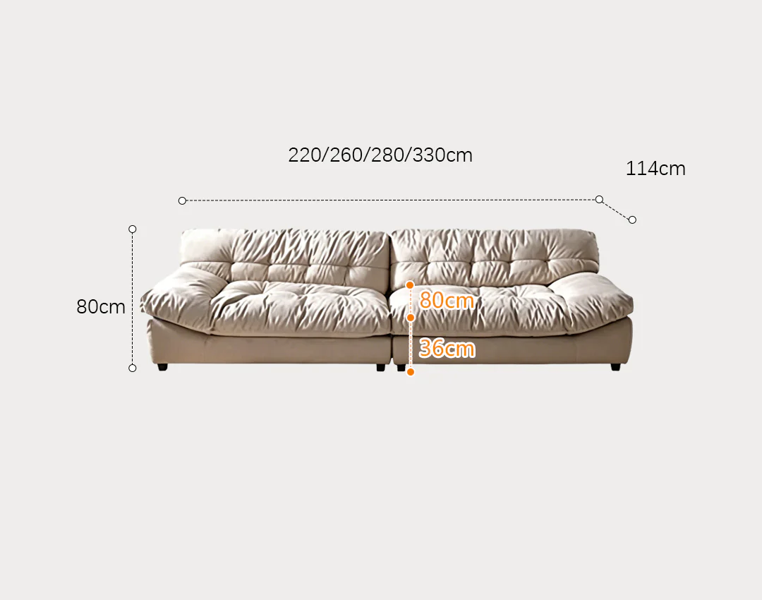 Norbert Two Seater, Three Seater, Four Seater Sofa, Suede - Image 9