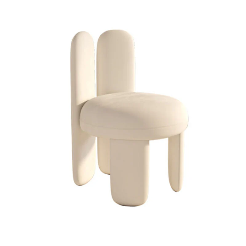Nordic Style Dining Table Combination, White - Image 11