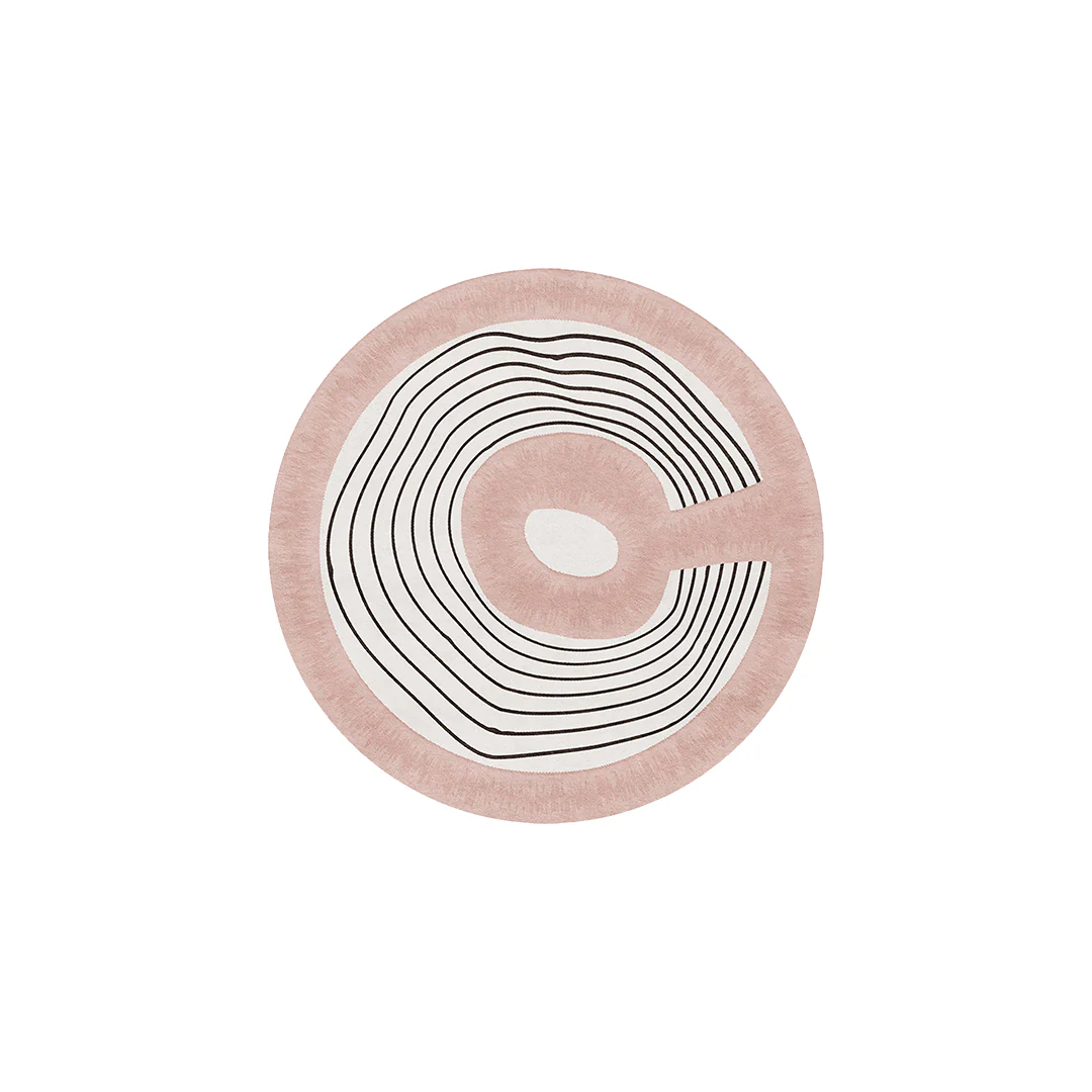 Nova Topo Blush Rug, Various Styles Available - Image 11