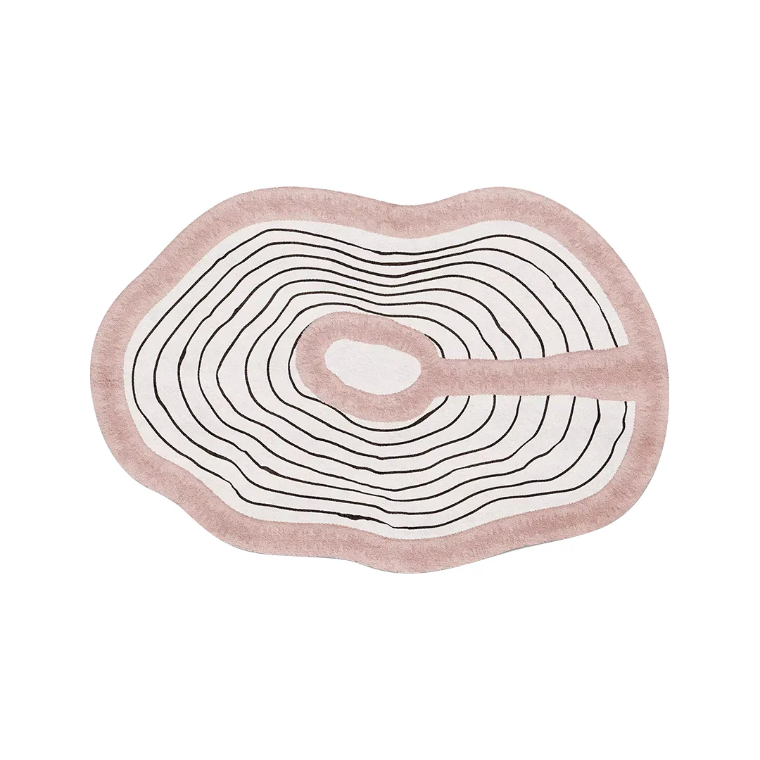 Nova Topo Blush Rug, Various Styles Available - Image 12