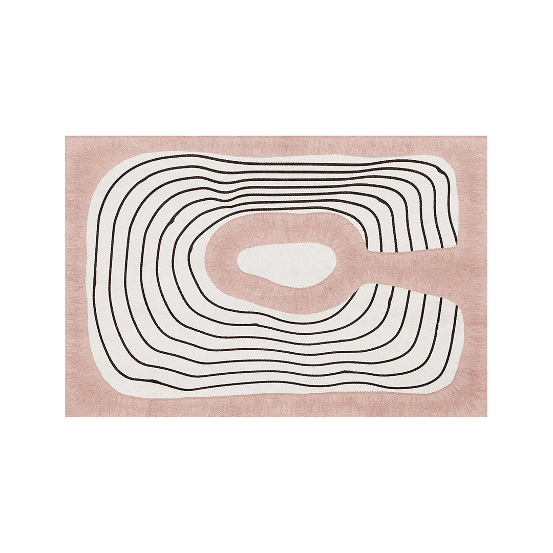 Nova Topo Blush Rug, Various Styles Available - Image 13