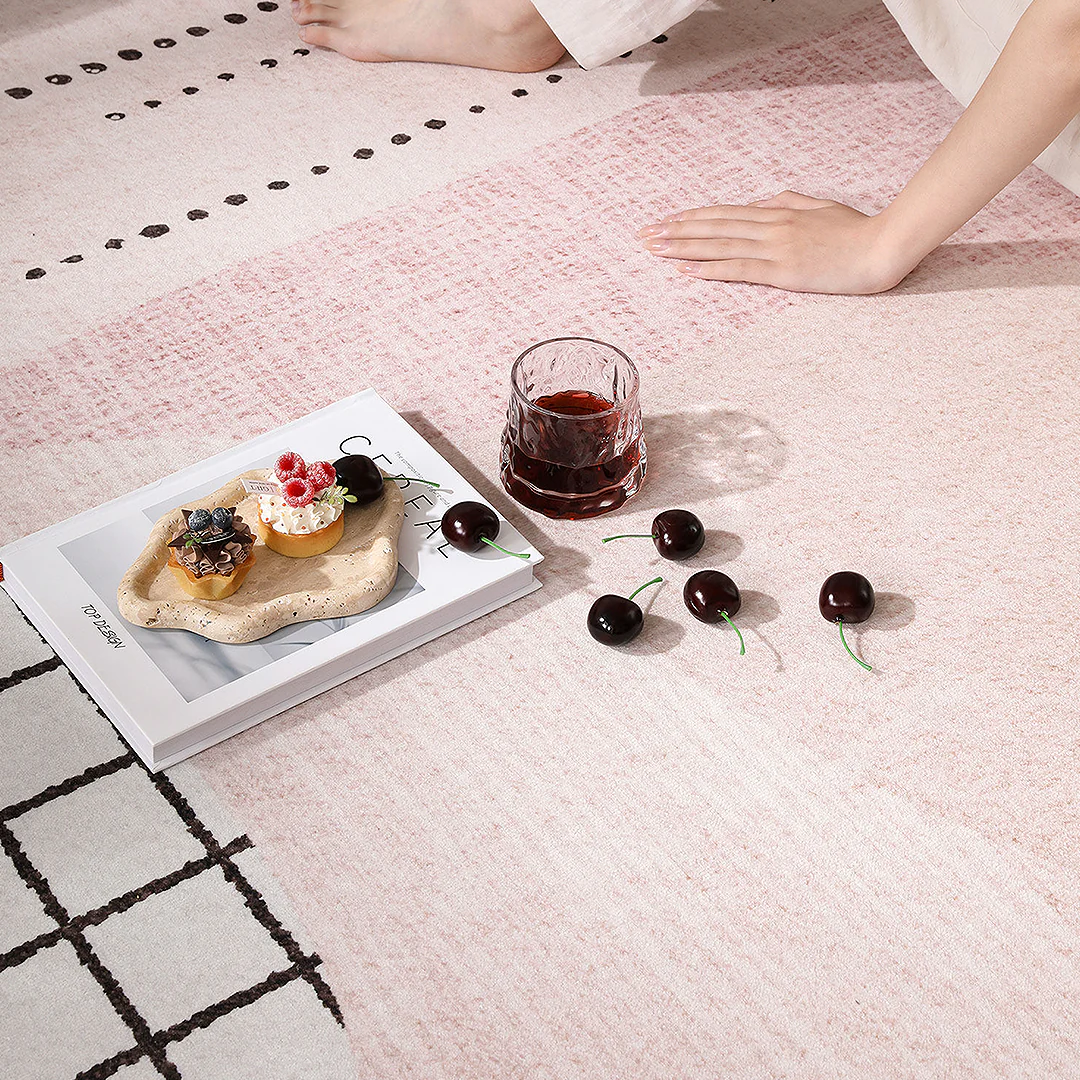 Nova Topo Blush Rug, Various Styles Available - Image 4