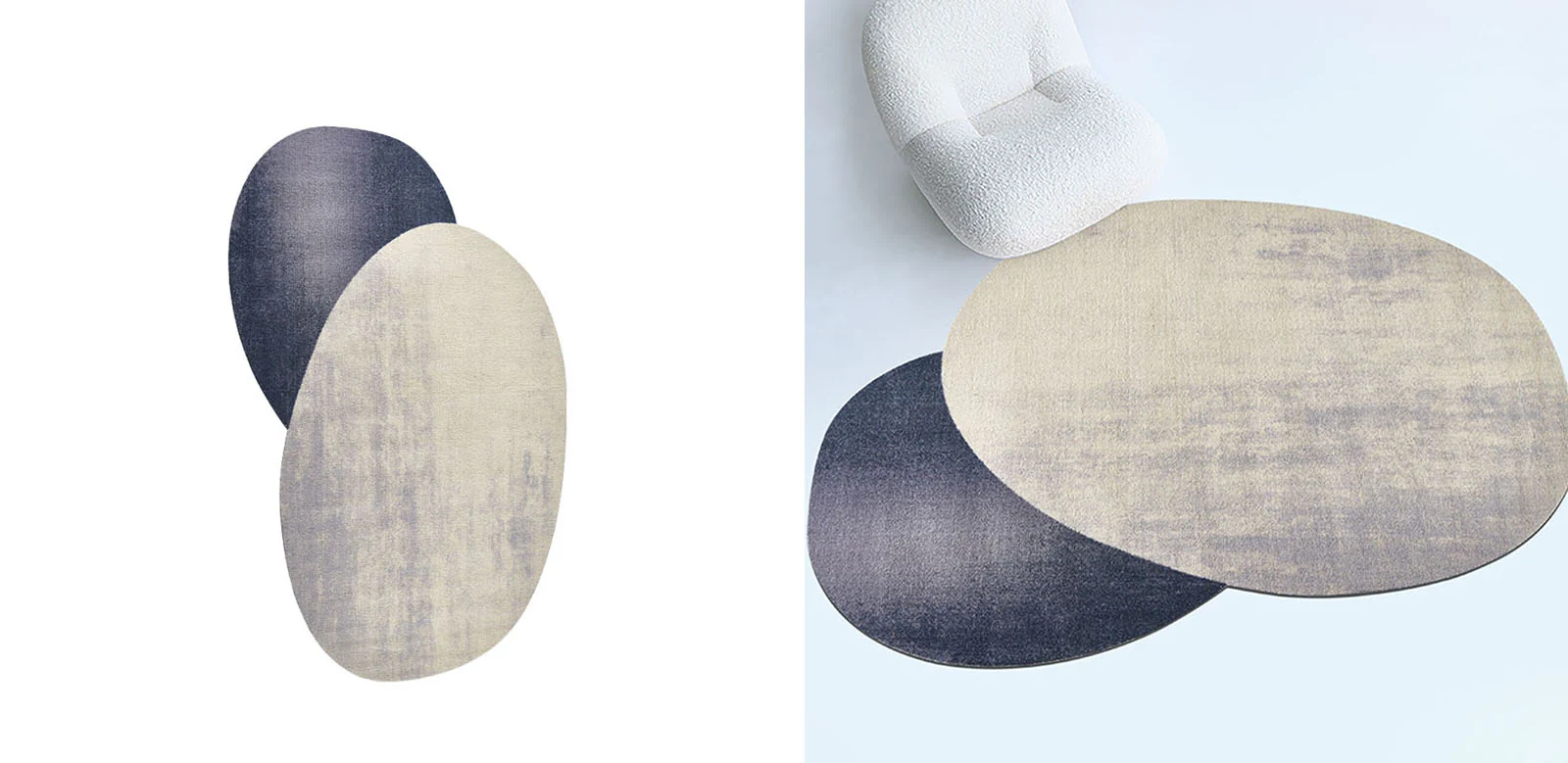 NULAA Fractal Wool Rug, Various Shapes Available - Image 5