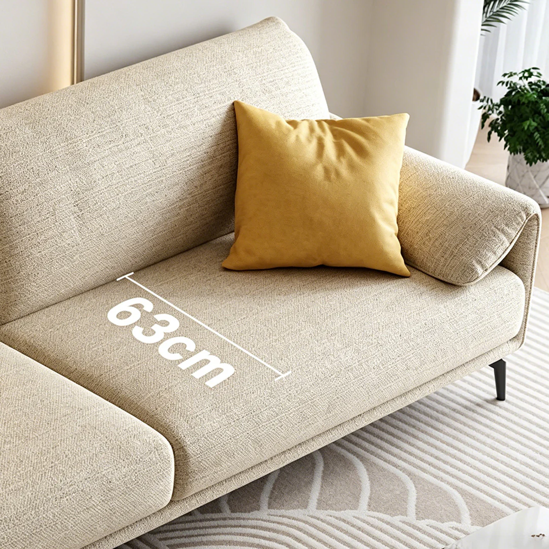Oakley S11 Two Seater Sofa, Linen - Image 8