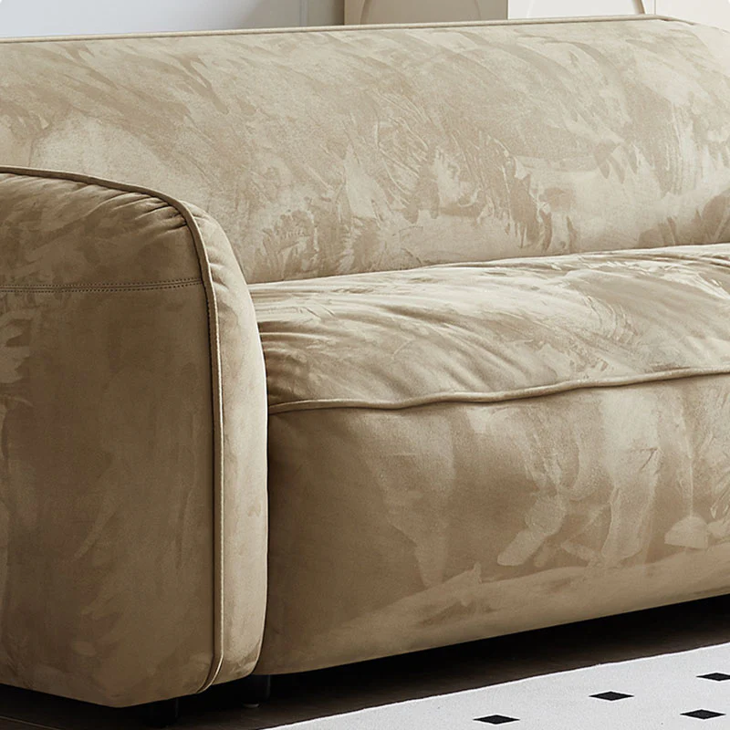 Ollie Two Seater Mini Sofa, Velvet - Image 4