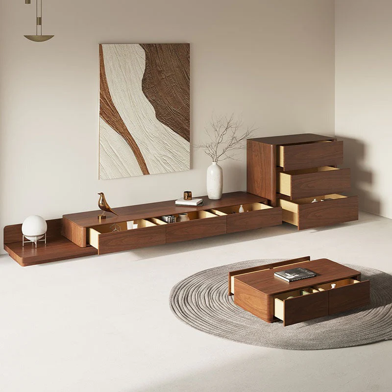 Opaline TV Stand, Wood - Image 3