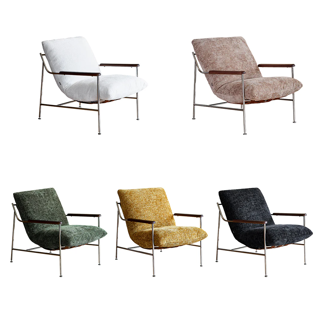 Orozco Lounge Chair With Ottoman, Chenille - Image 10