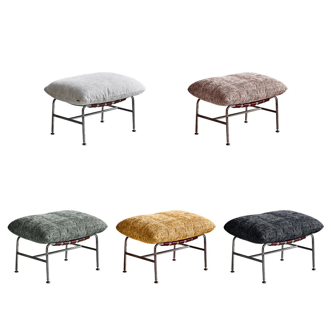 Orozco Lounge Chair With Ottoman, Chenille - Image 11