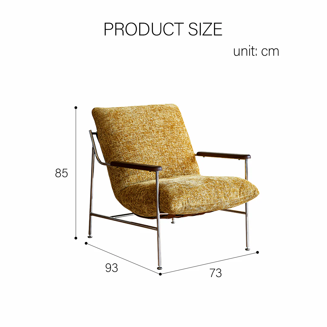 Orozco Lounge Chair With Ottoman, Chenille - Image 12