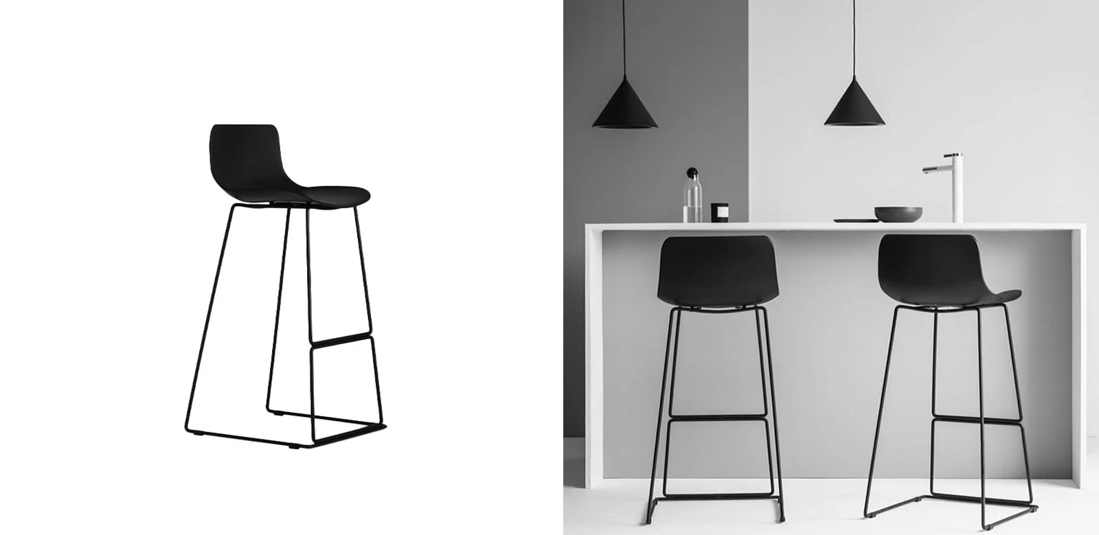Osmond Nordic Bar Stool - Image 5