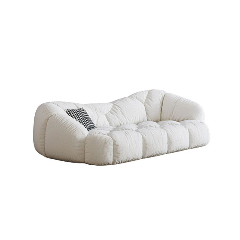 Owen Marshmallow Two Seater Sofa, OFF White, Real Leather - Image 8