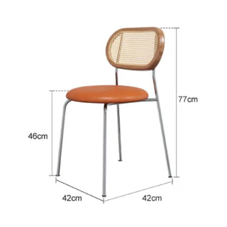 Ozzie Rattan Dining Chair - Image 7