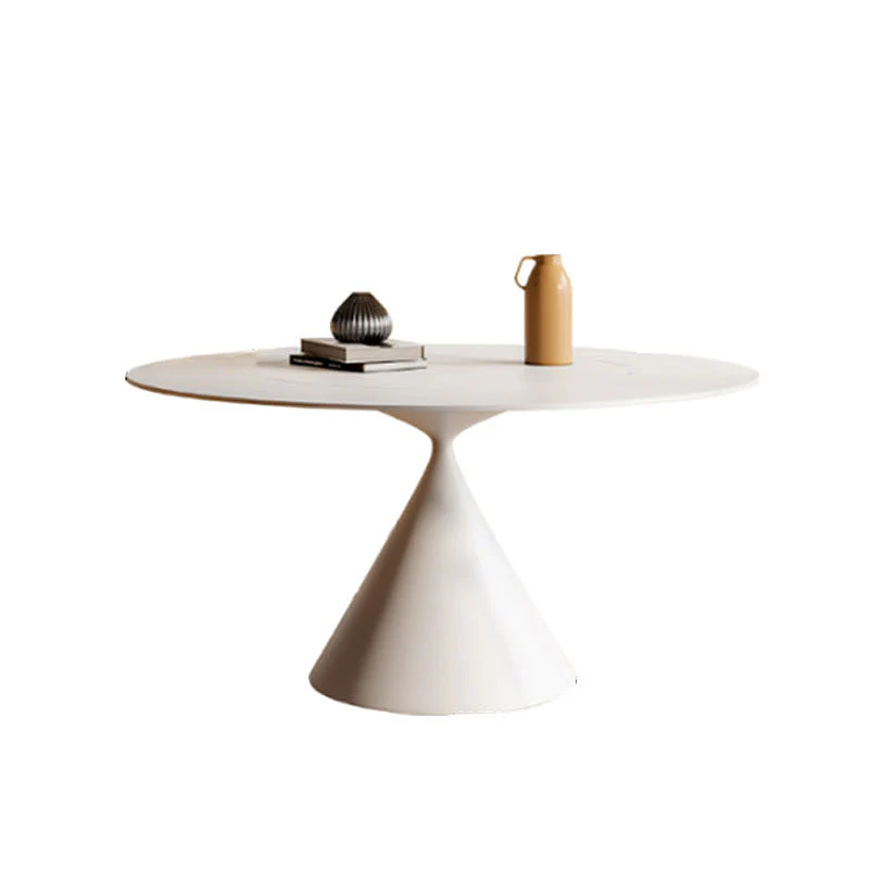 Ozzie Round Dining Table, White - Image 11