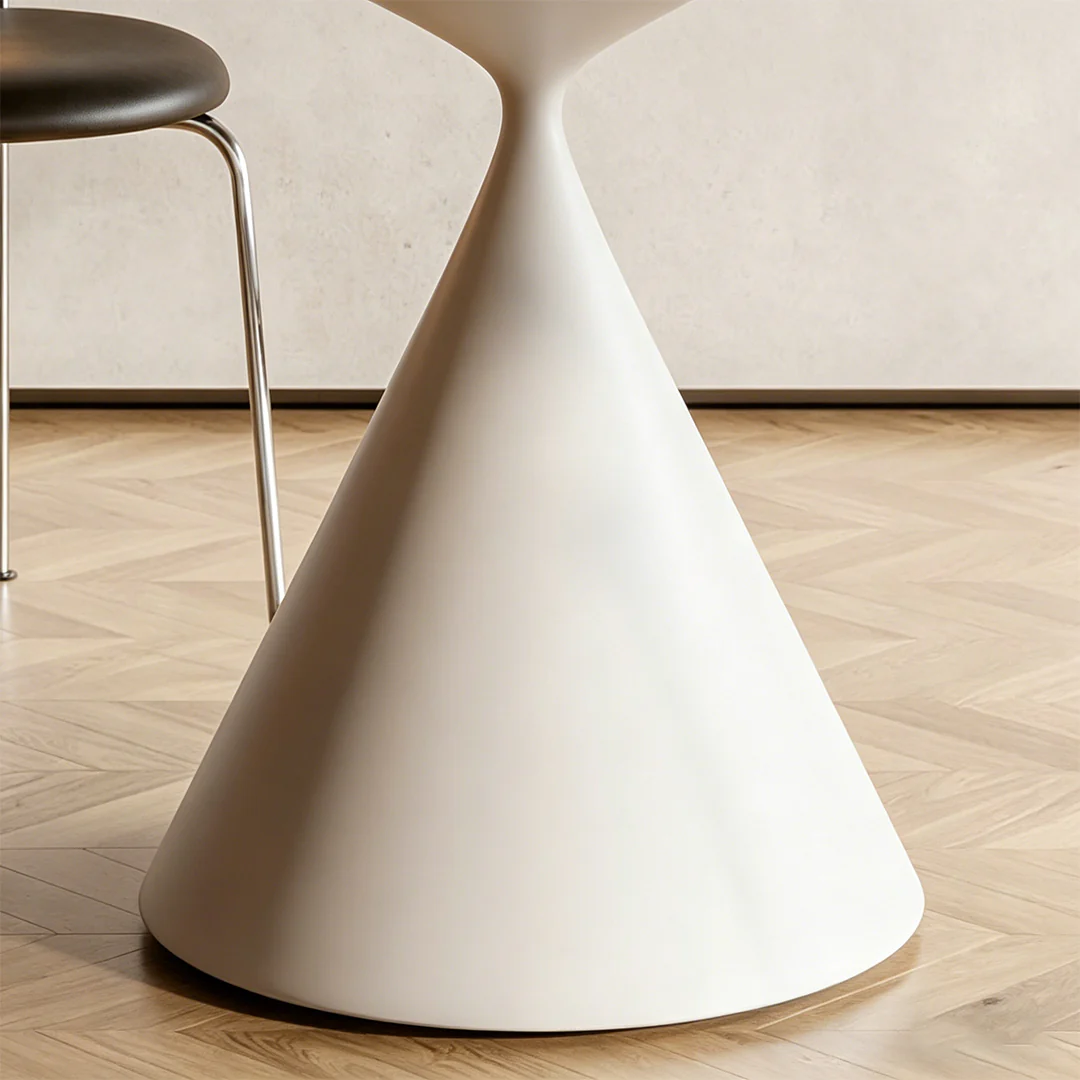 Ozzie Round Dining Table, White - Image 9