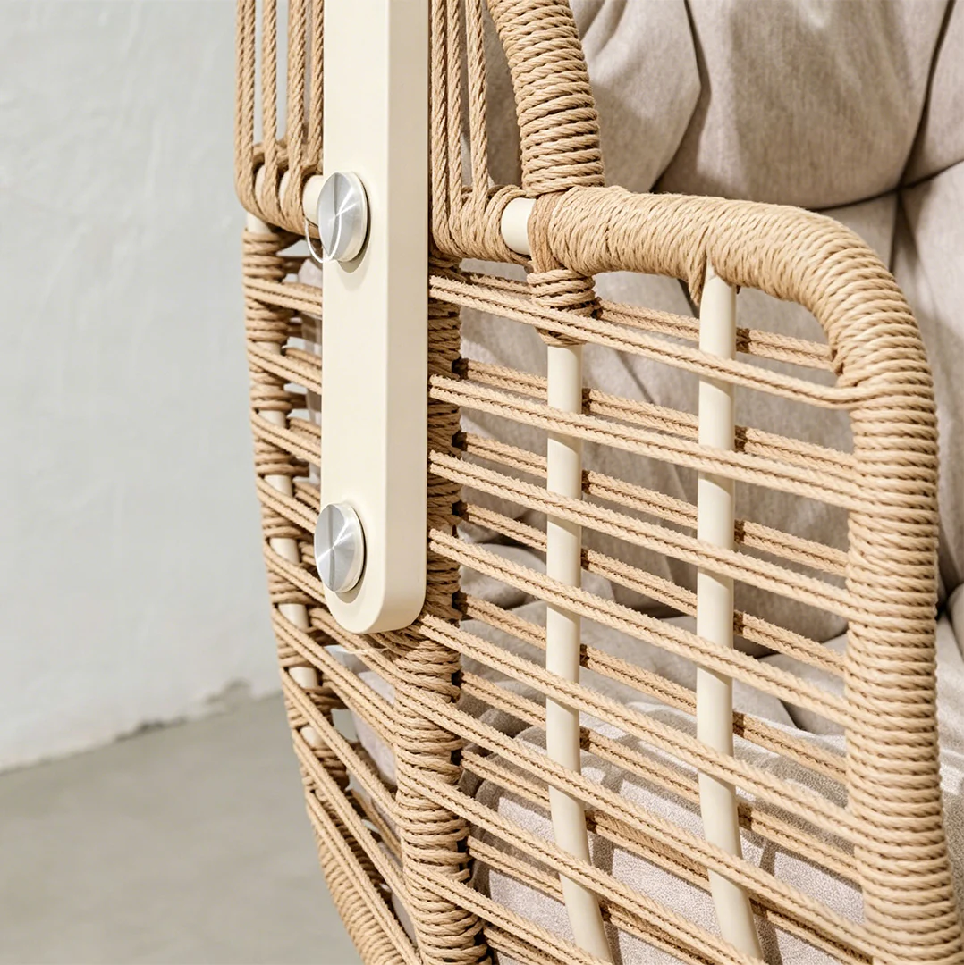 Paloma Rattan Garden Hanging Egg Chair with Stand, Indoor/ Outdoor Furniture - Image 10