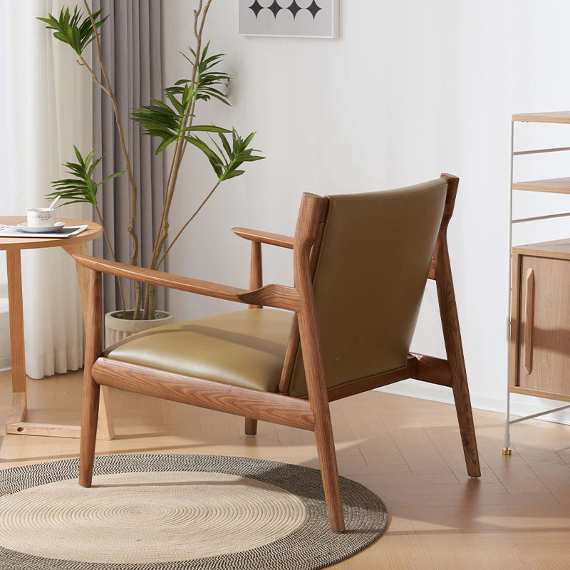 Penny CH65 Armchair, Wood - Image 3