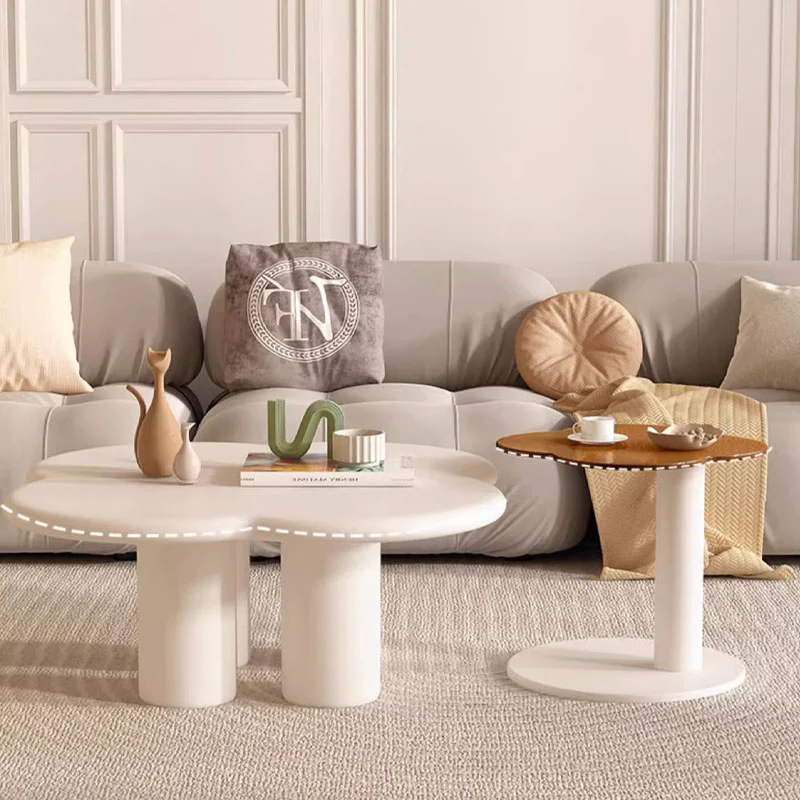 Persis Coffee Table Set, Cream & Tan - Image 3