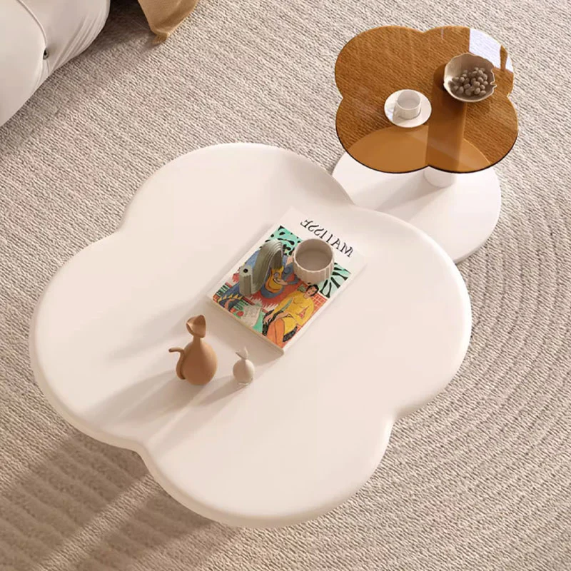 Persis Coffee Table Set, Cream & Tan - Image 4