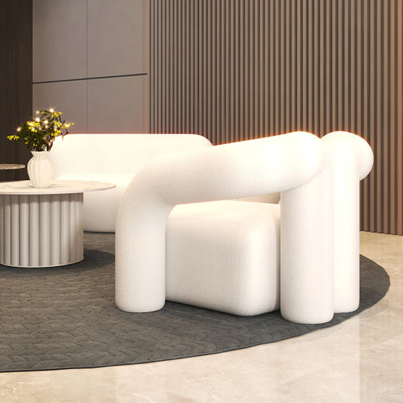 Philippa Boucle Sofa, Single Armchair - Image 3