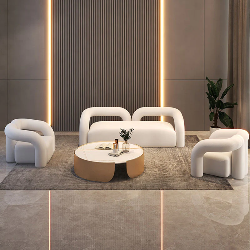 Philippa Boucle Sofa, Single Armchair - Image 4