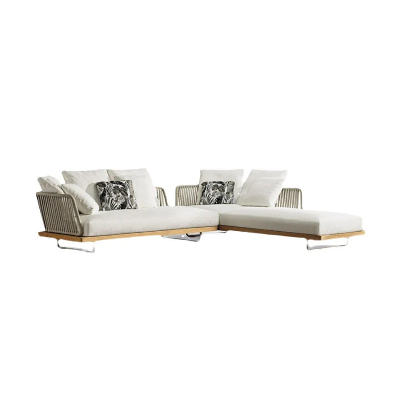 Phyllis Rattan Outdoor Sofa Set, Two Seater Sofa, Outdoor Furniture, Grey - Image 5