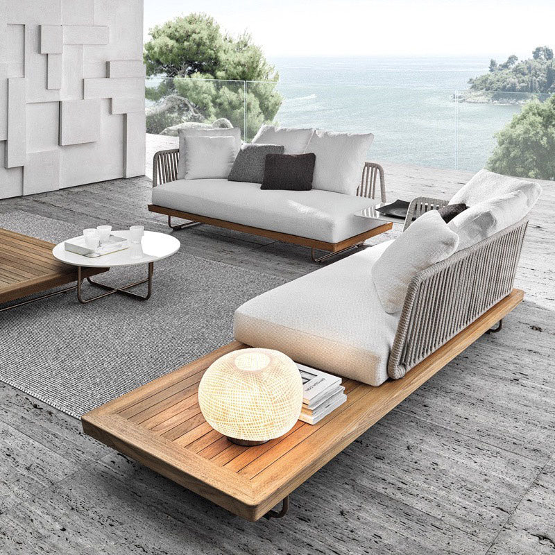 Phyllis Rattan Outdoor Sofa Set, Two Seater Sofa, Outdoor Furniture, Grey - Image 6