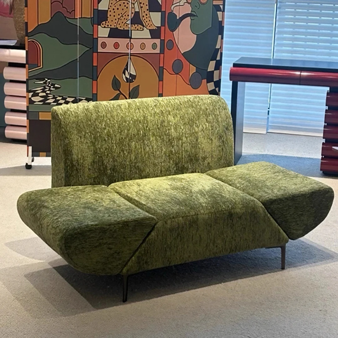 Qadir Deformable Sofa Bed, Armchair, Green - Image 2