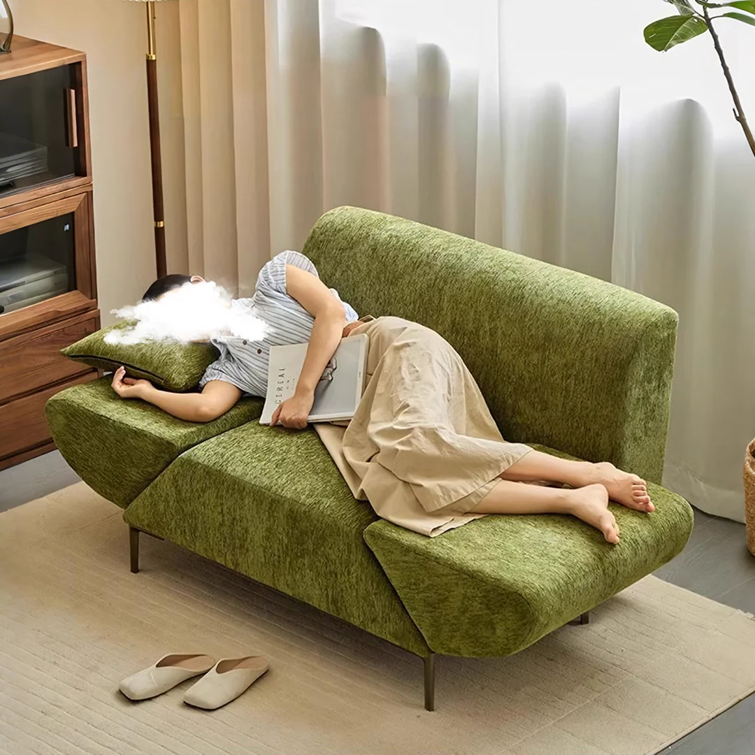 Qadir Deformable Sofa Bed, Armchair, Green - Image 3