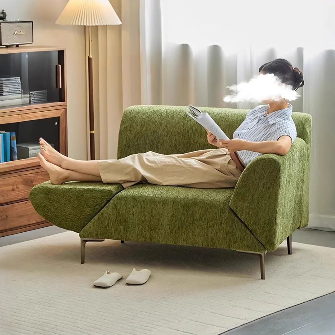 Qadir Deformable Sofa Bed, Armchair, Green - Image 4
