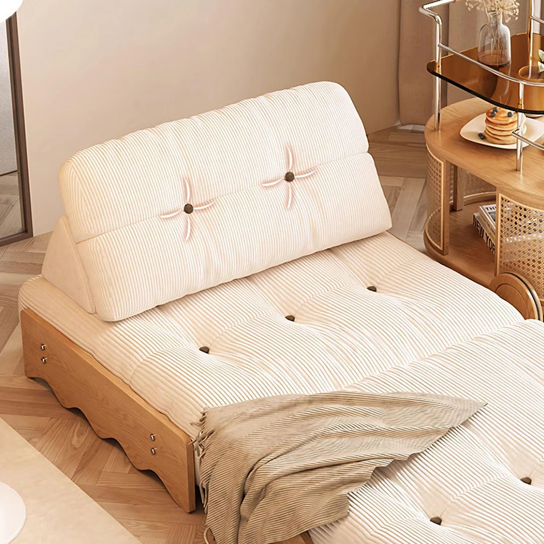 Rachman Sleeper Armchair, Single Seater Bed, Cream - Image 8