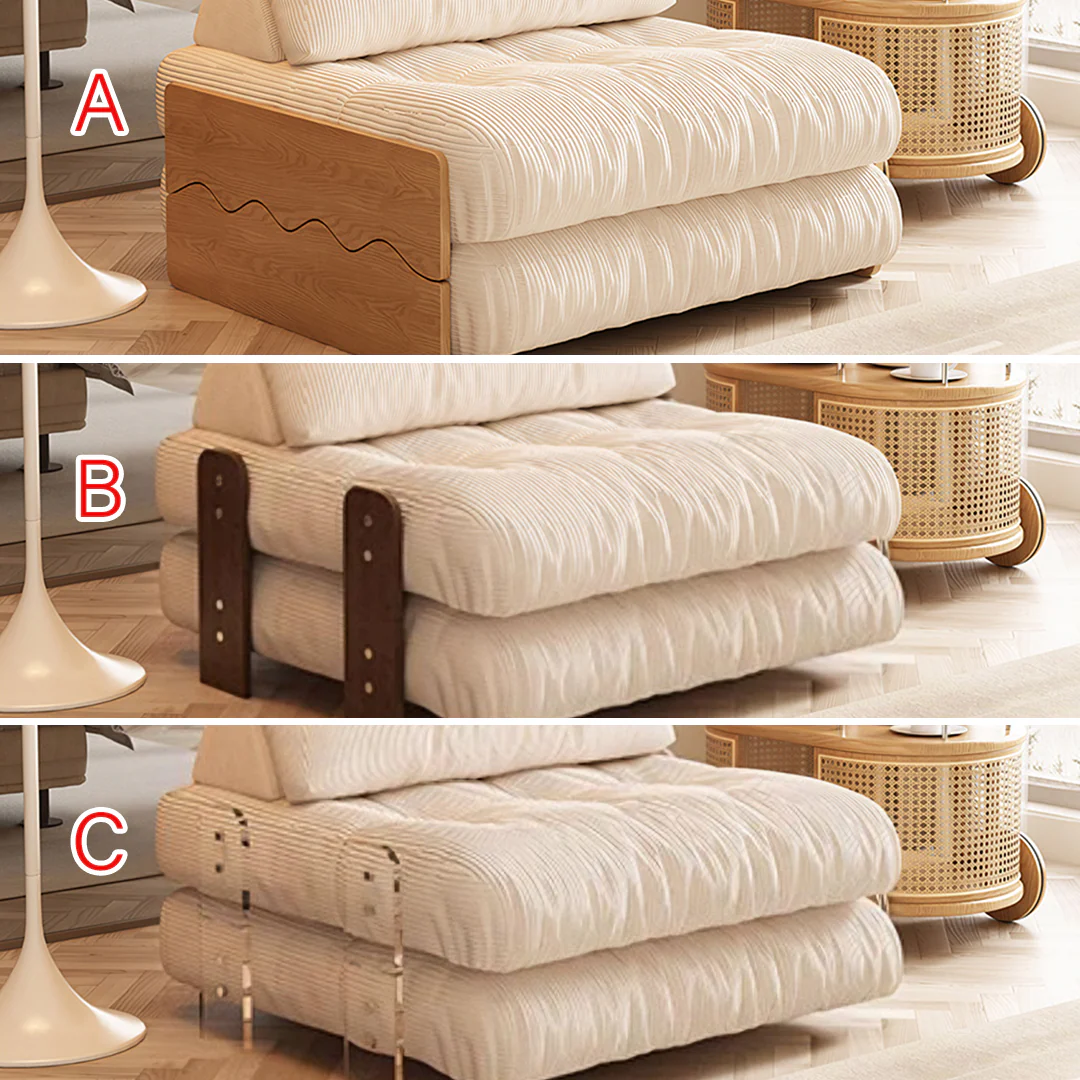 Rachman Sleeper Armchair, Single Seater Bed, Cream - Image 9