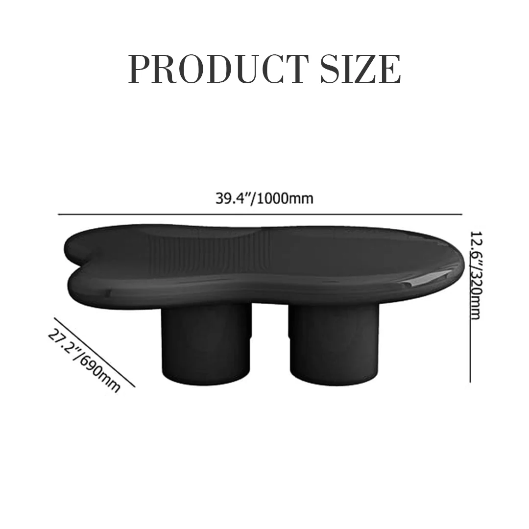 Ramy Coffee Table, Black - Image 11