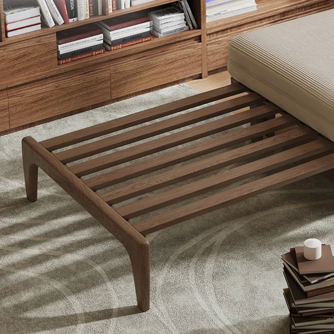 Ranjan Single Sofa Bed, Small 2 Seater Sofa Bed, Corduroy - Image 4
