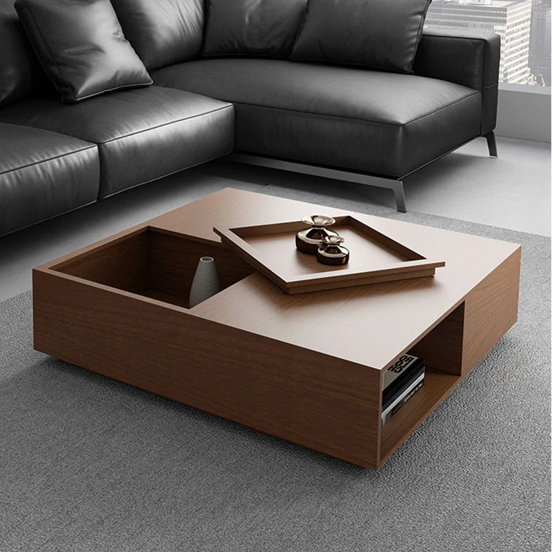 Rexana Coffee Table With Drawer, Walnut - Image 3