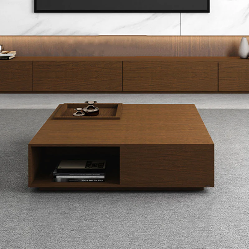 Rexana Coffee Table With Drawer, Walnut - Image 4