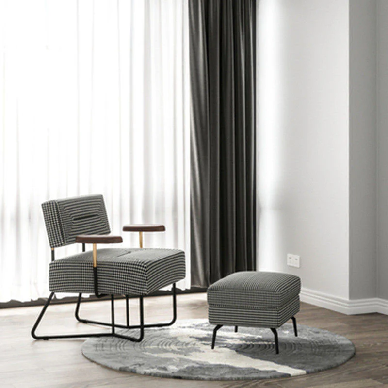Riana Armchair, Black & White - Image 2
