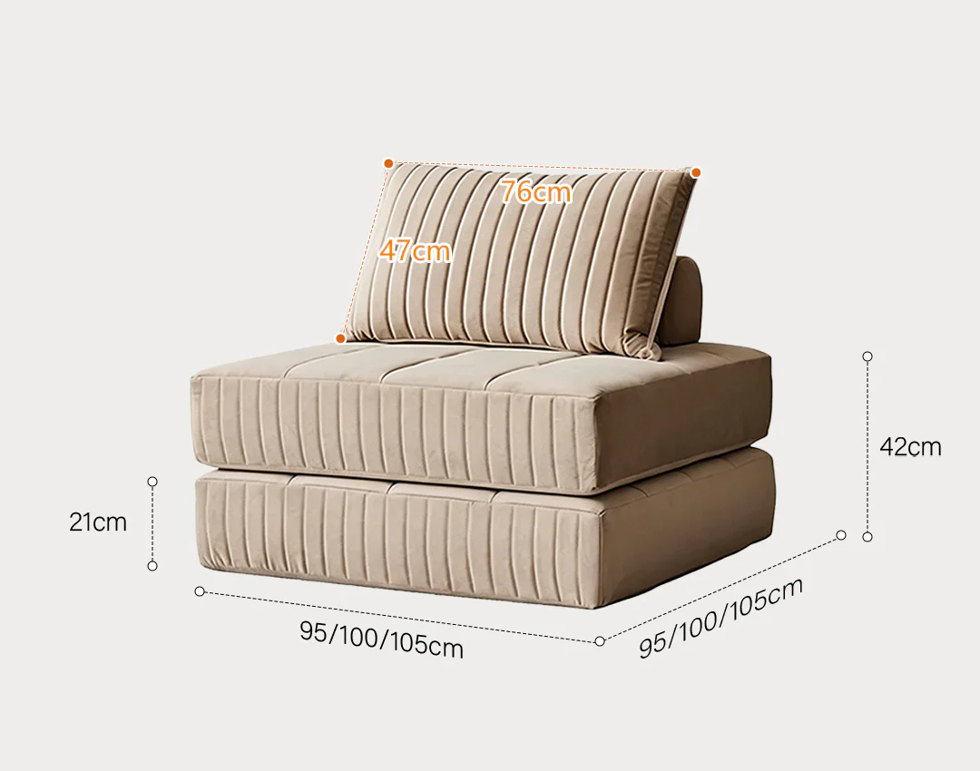 Rios Lazy Sofa Bed, Single Sofa Bed, Leathaire - Image 15