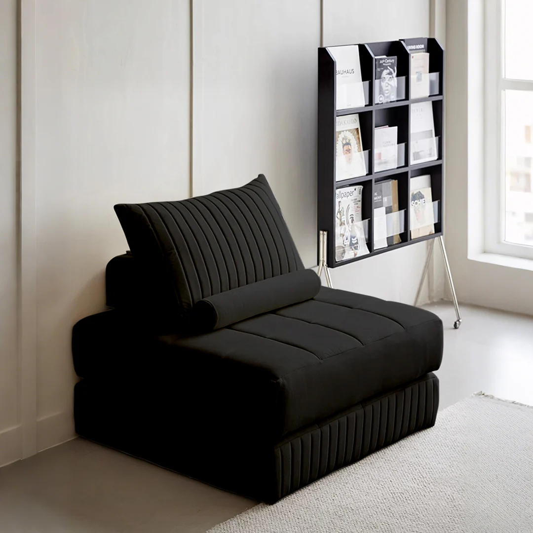 Rios Lazy Sofa Bed, Single Sofa Bed, Leathaire - Image 6