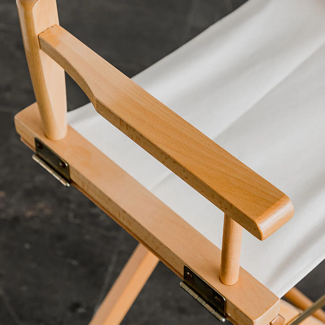 Rivas Foldable Bar Stool, Canvas - Image 7